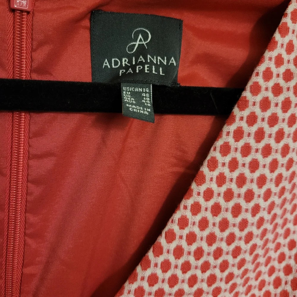 Adriana papell V-neck dress - Picture 3 of 7
